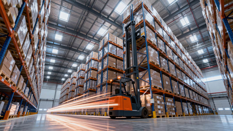 现代化仓储物流图片