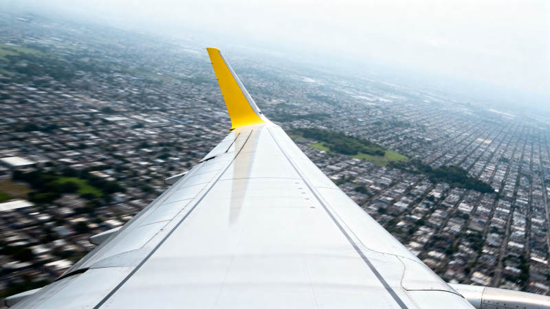 高空俯瞰城市风光图片