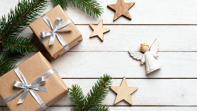 圣诞礼物与装饰图片