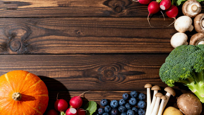 新鲜蔬果拼盘图片