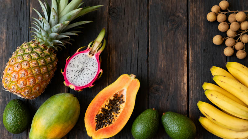 热带水果盛宴图片