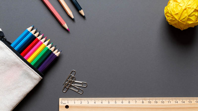 文具静物图图片