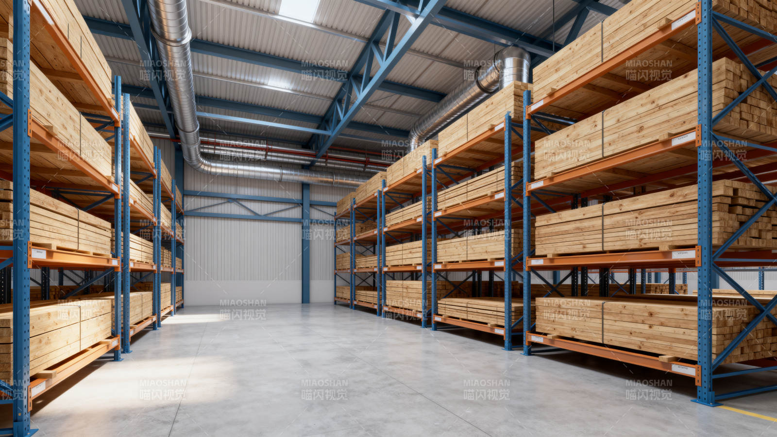 木材仓库内部图片