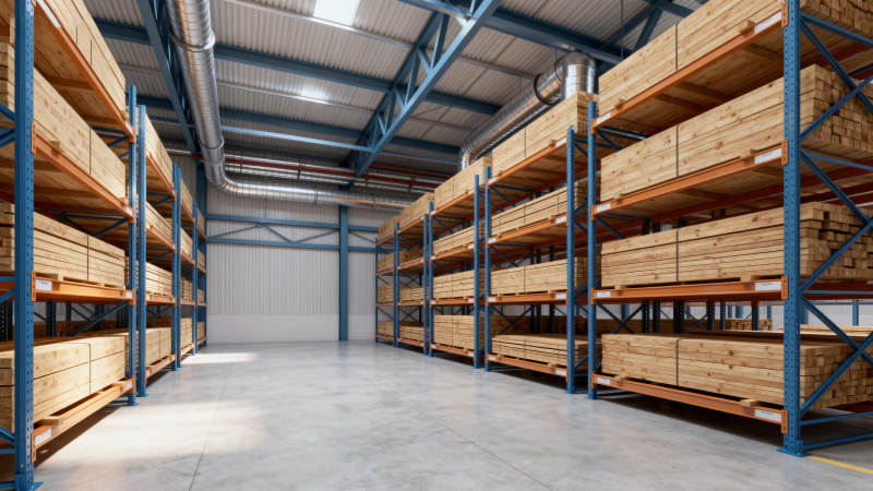 木材仓库内部图片