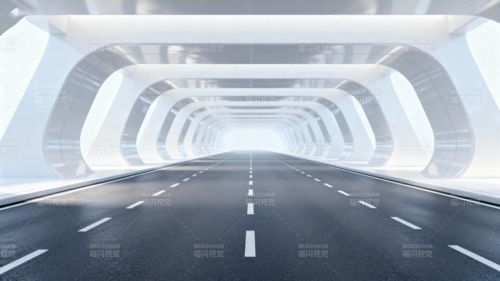 未来隧道之路图片