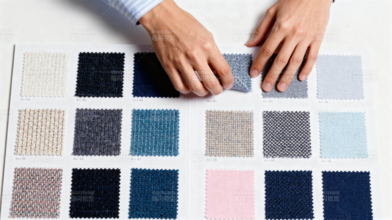 布料选择样本图片