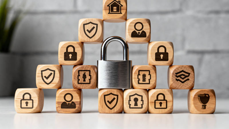 安全防护金字塔图片