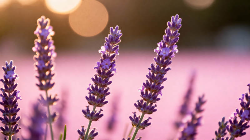 薰衣草花海图片