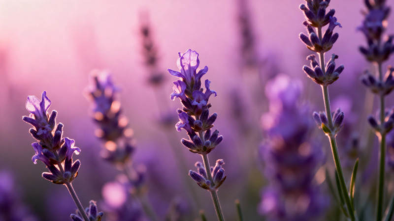 薰衣草花海图片
