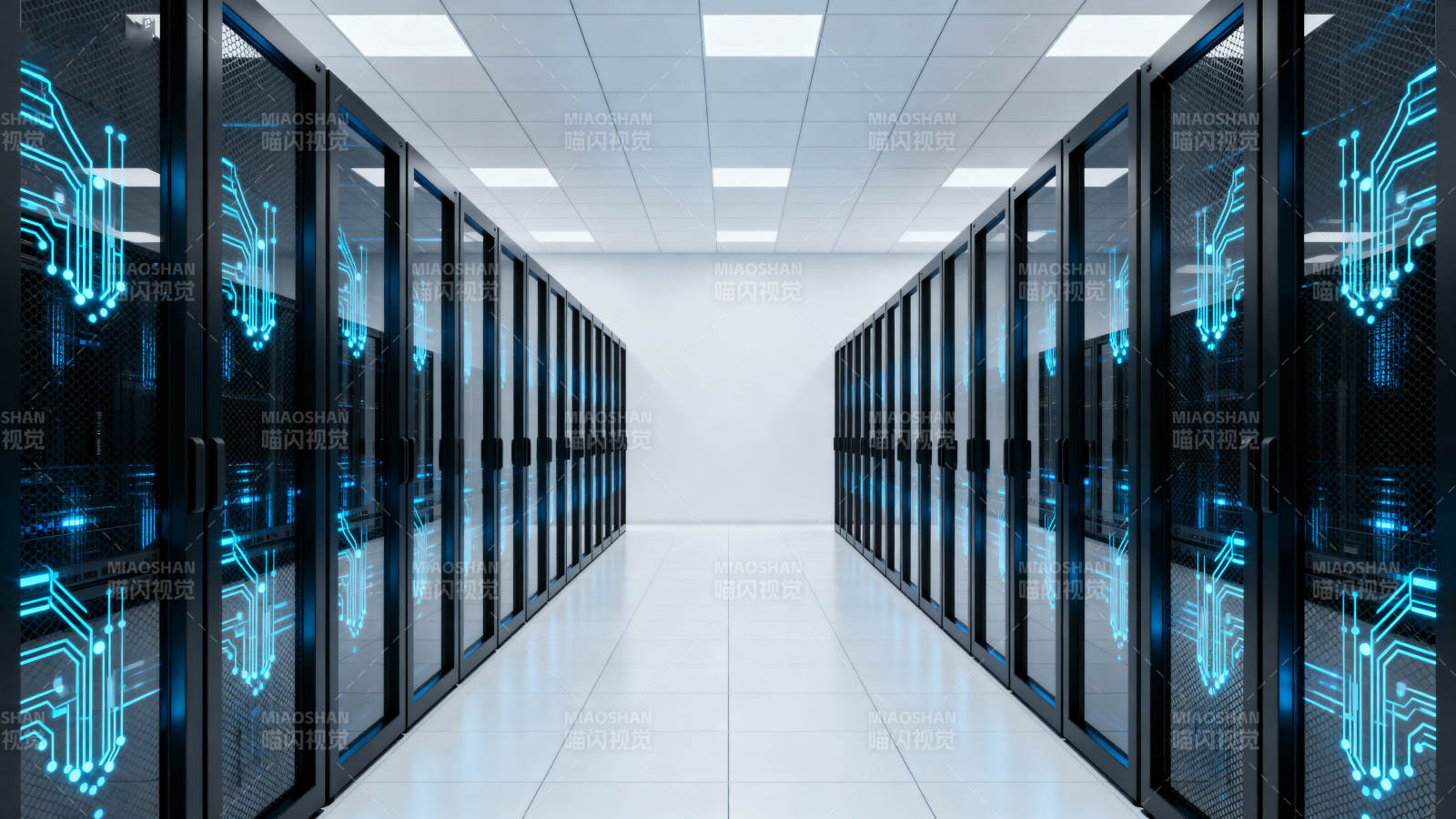 数据中心走廊图片