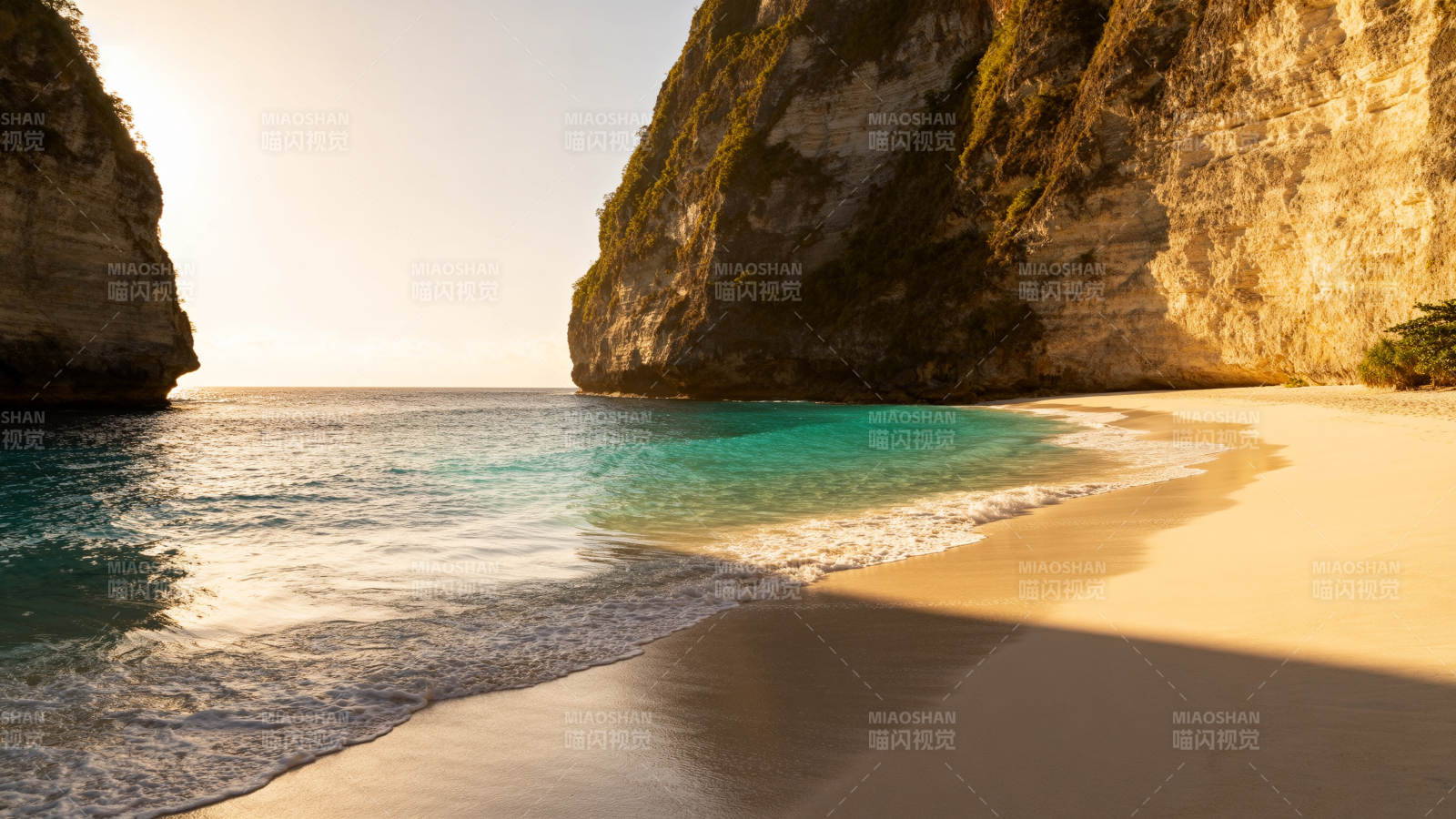 秘境海滩美景图片