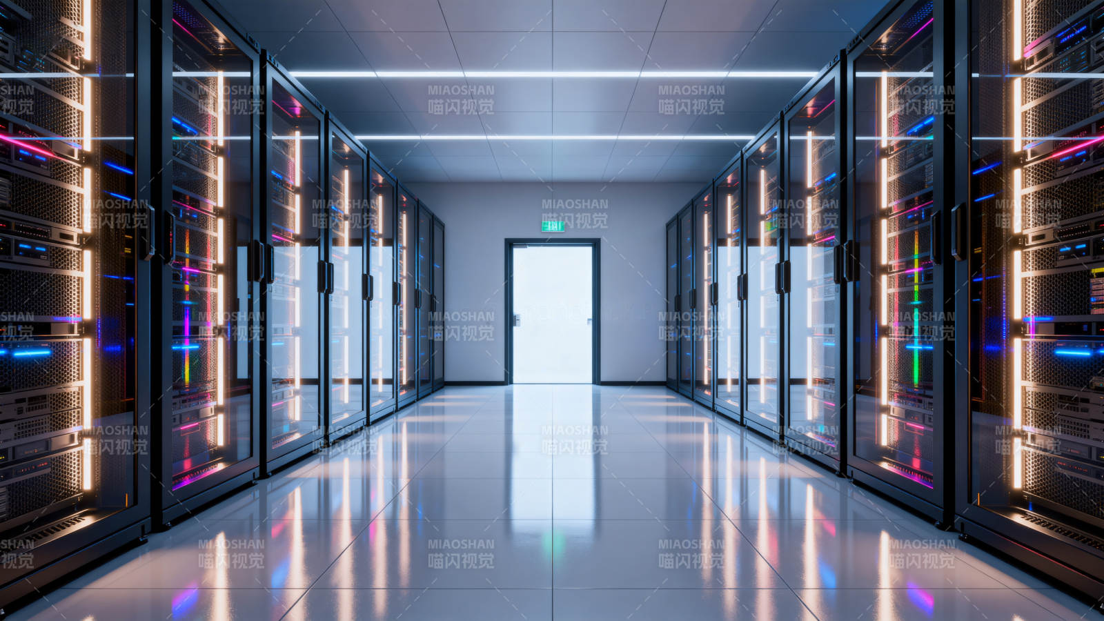 数据中心走廊图片