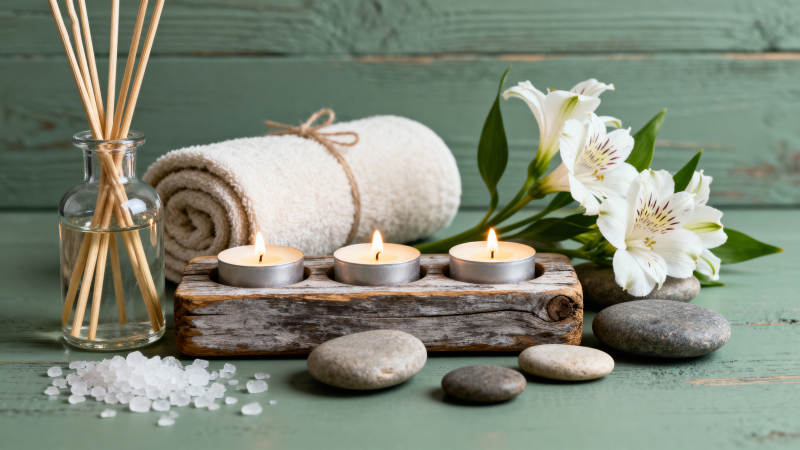 香薰静谧时光图片