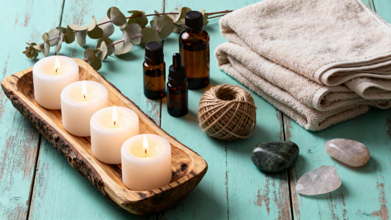 香薰疗愈静谧时光图片