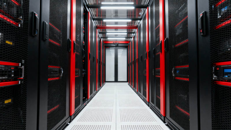 数据中心机房走廊图片