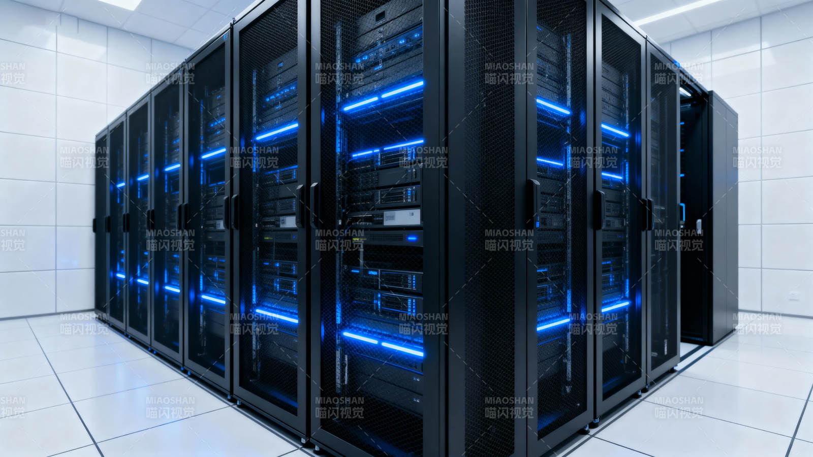 数据中心服务器机柜图片