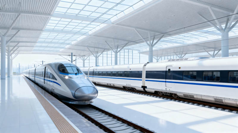 现代高铁站台图片