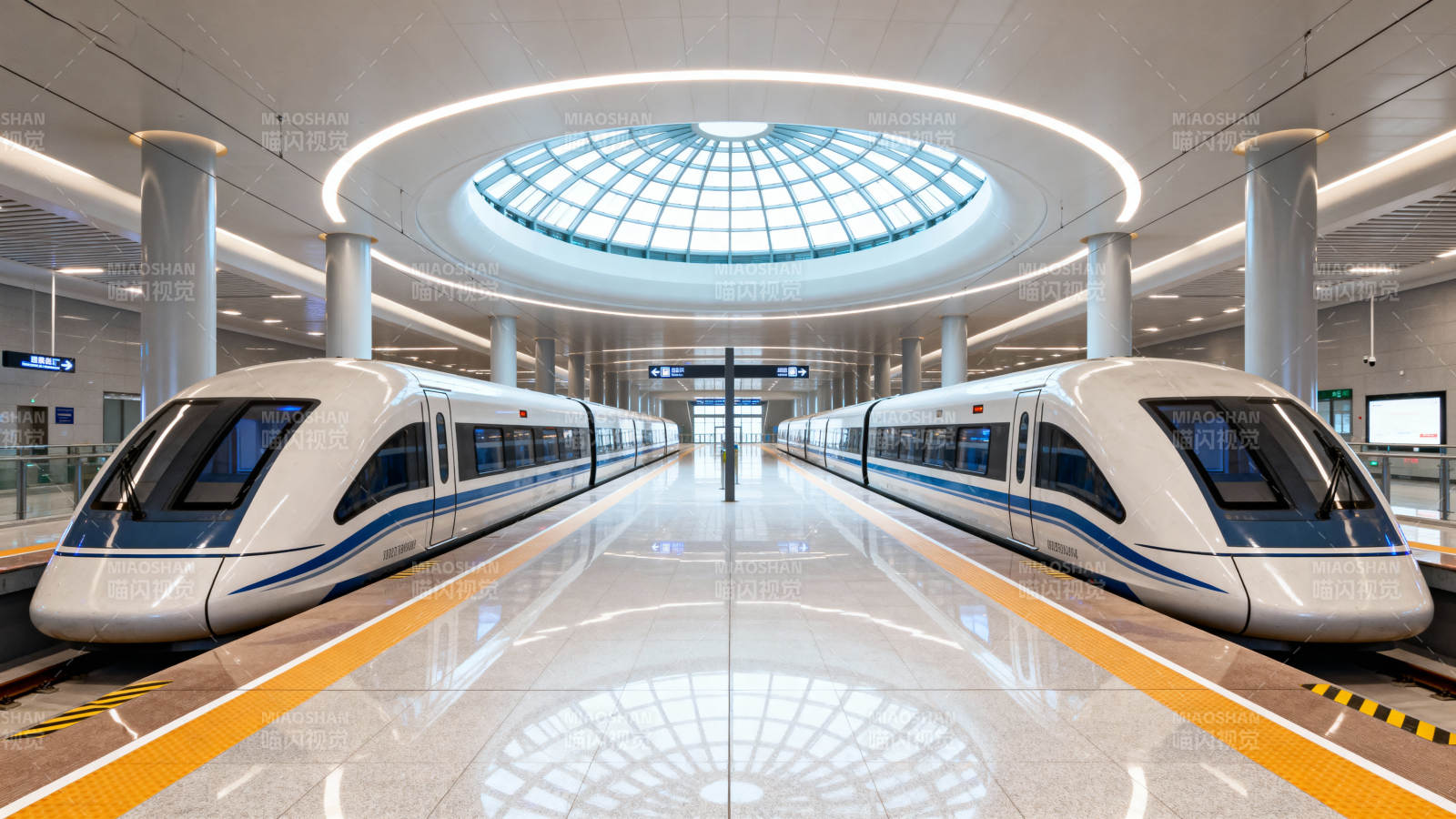 现代高铁站台图片