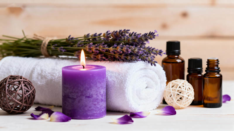薰衣草香氛疗愈图片