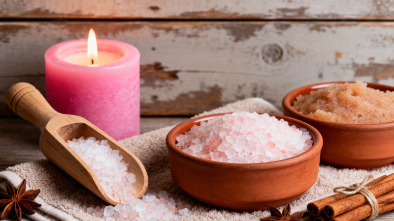 香氛盐浴静谧时光图片
