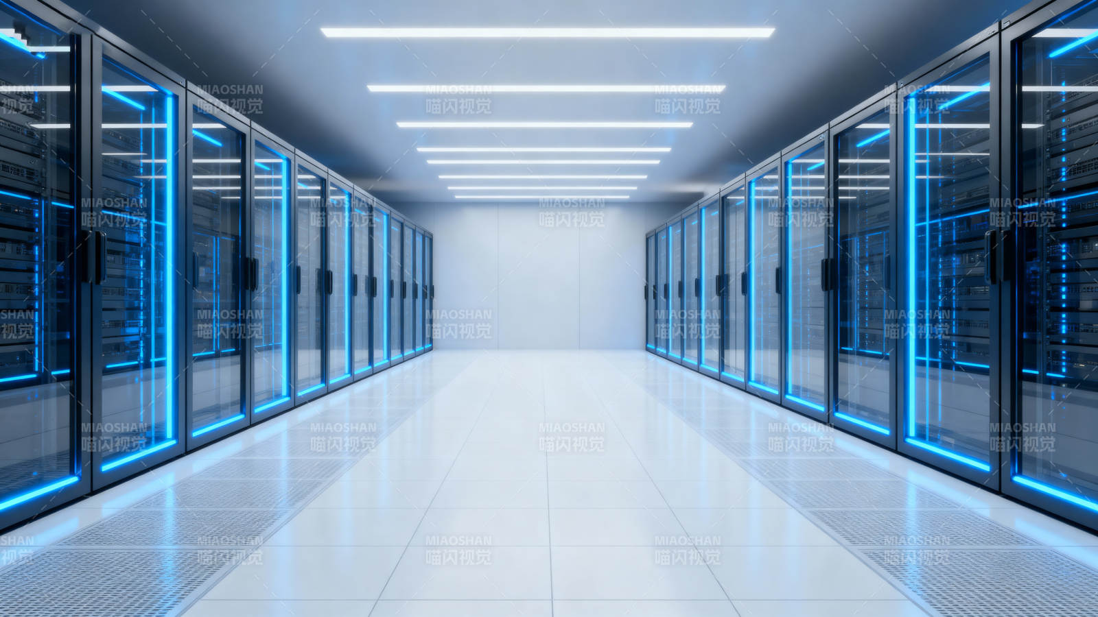 未来数据中心走廊图片