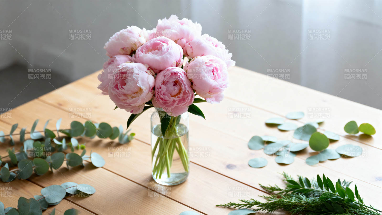 粉玫瑰静谧之美图片