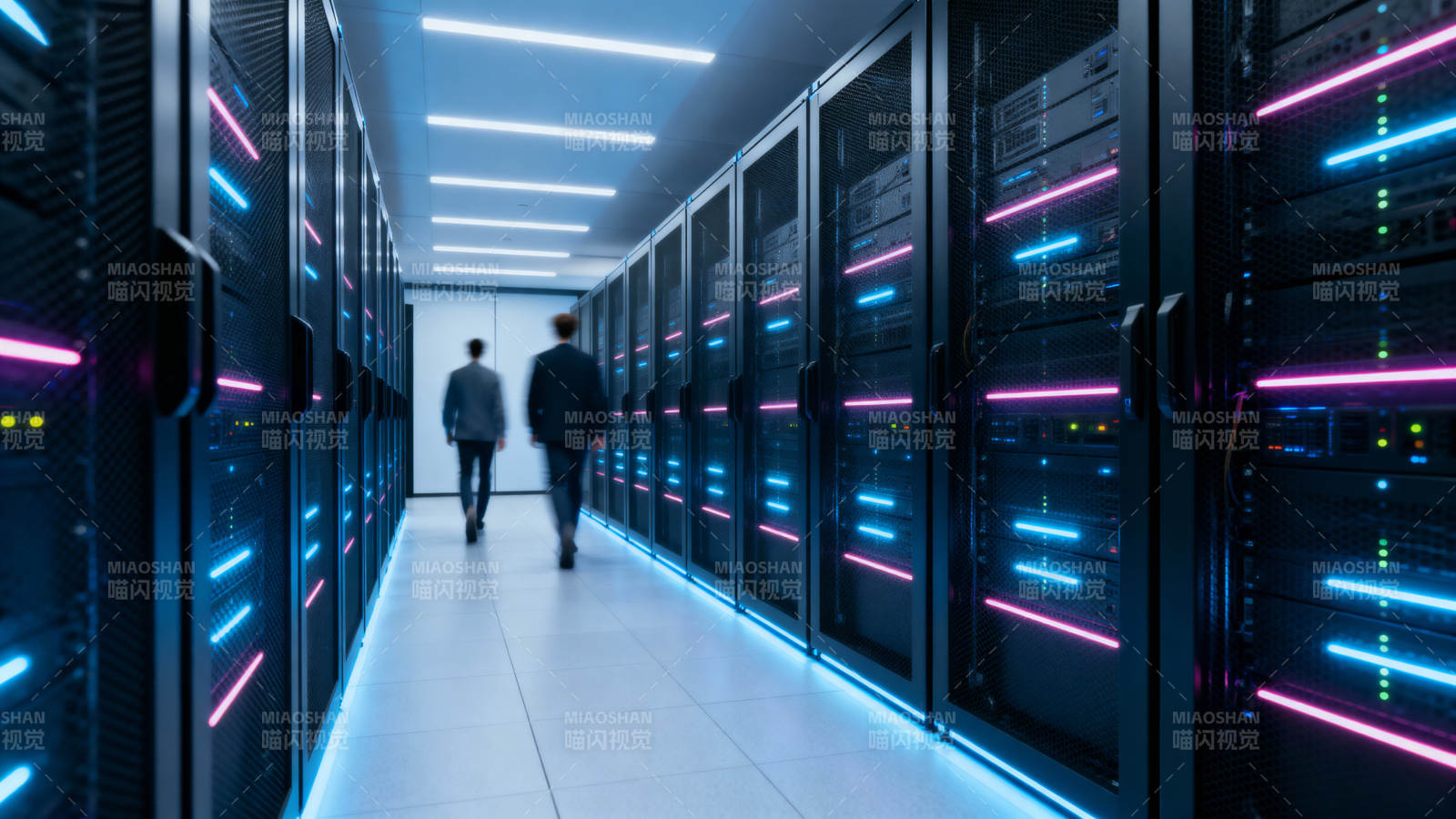 数据中心走廊图片