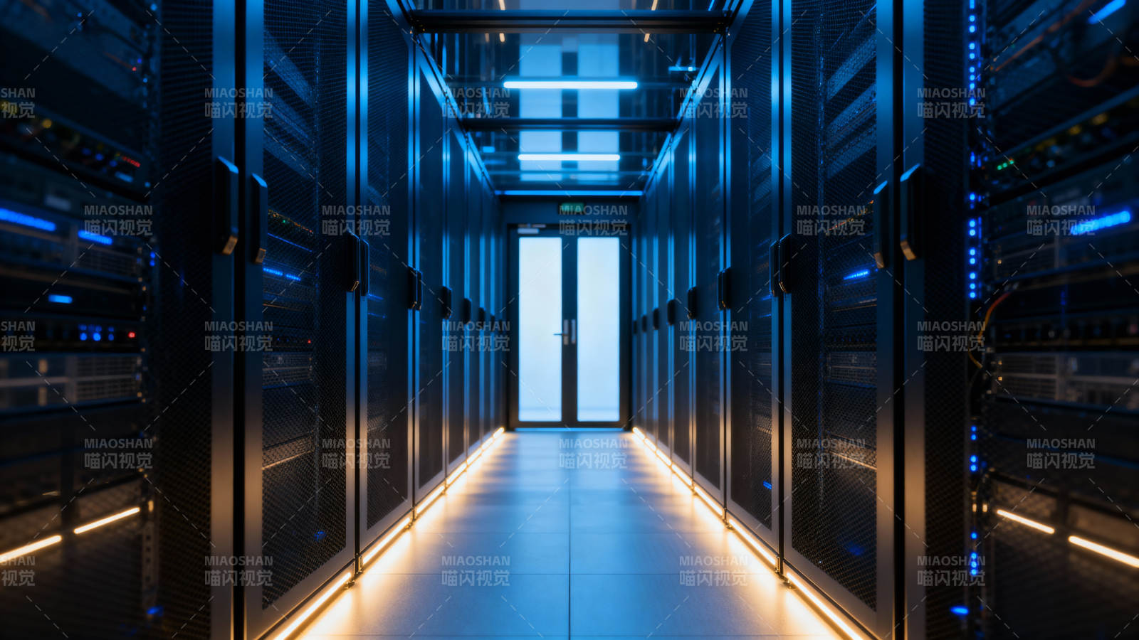 数据中心走廊图片