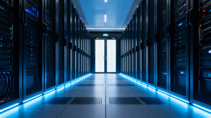 数据中心走廊图片