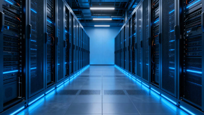 数据中心走廊图片