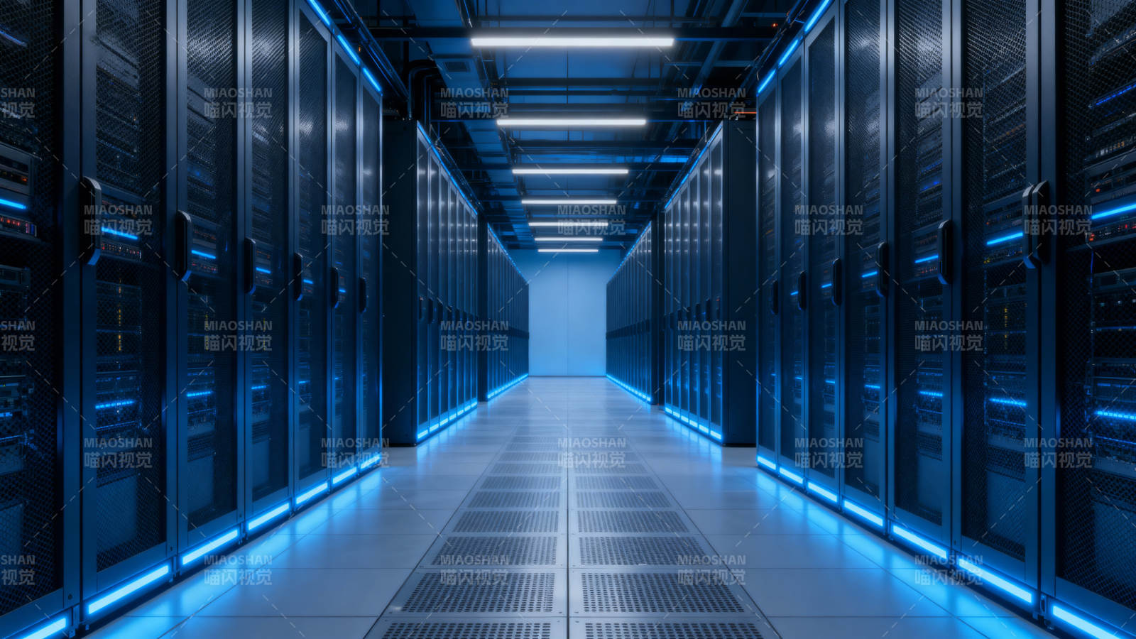 数据中心走廊图片