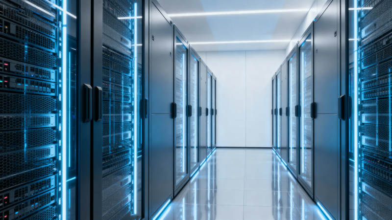 数据中心走廊图片