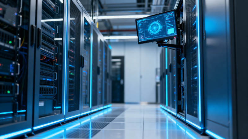 数据中心走廊图片