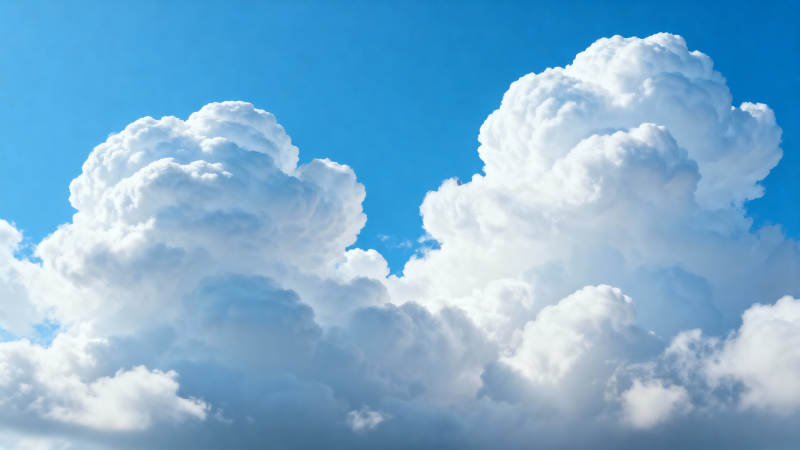 蓝天白云飘图片