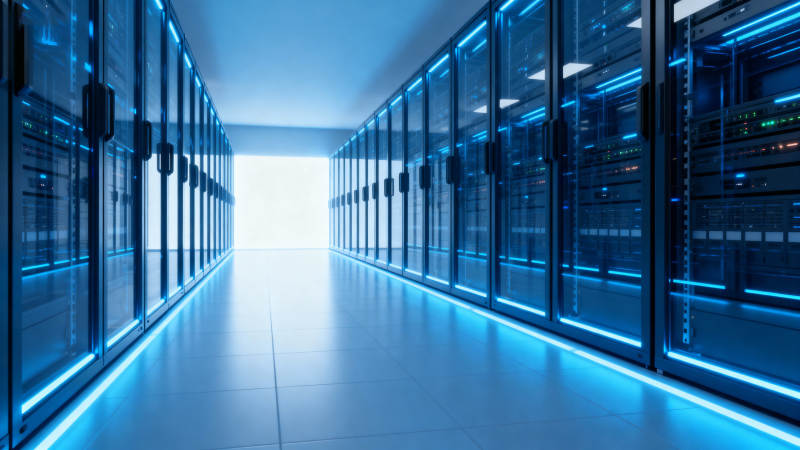 数据中心走廊图片