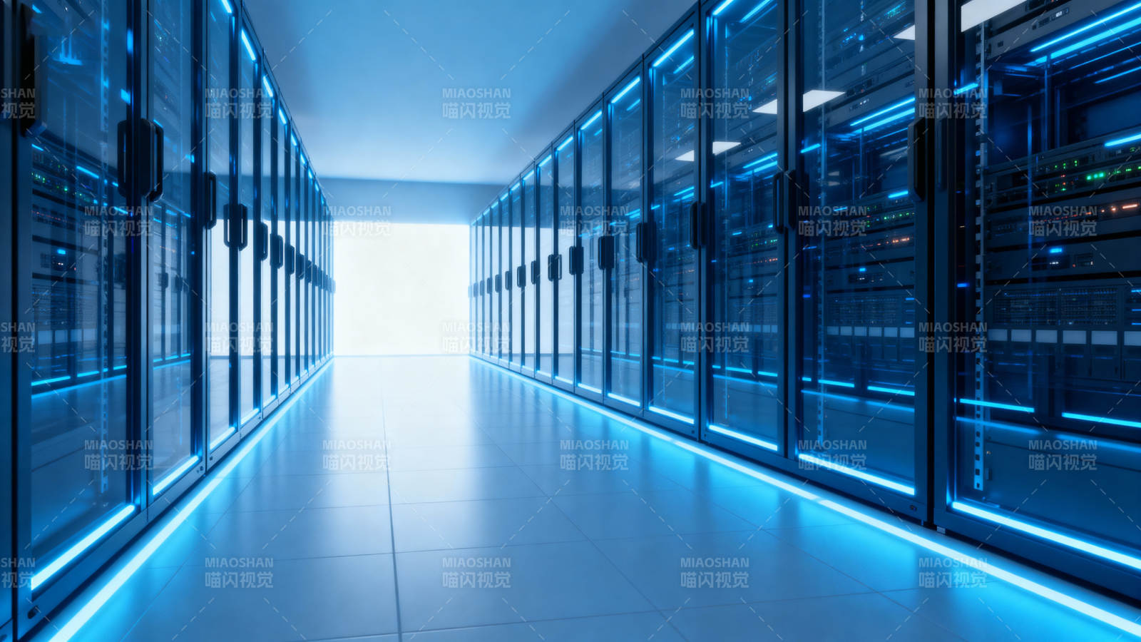 数据中心走廊图片