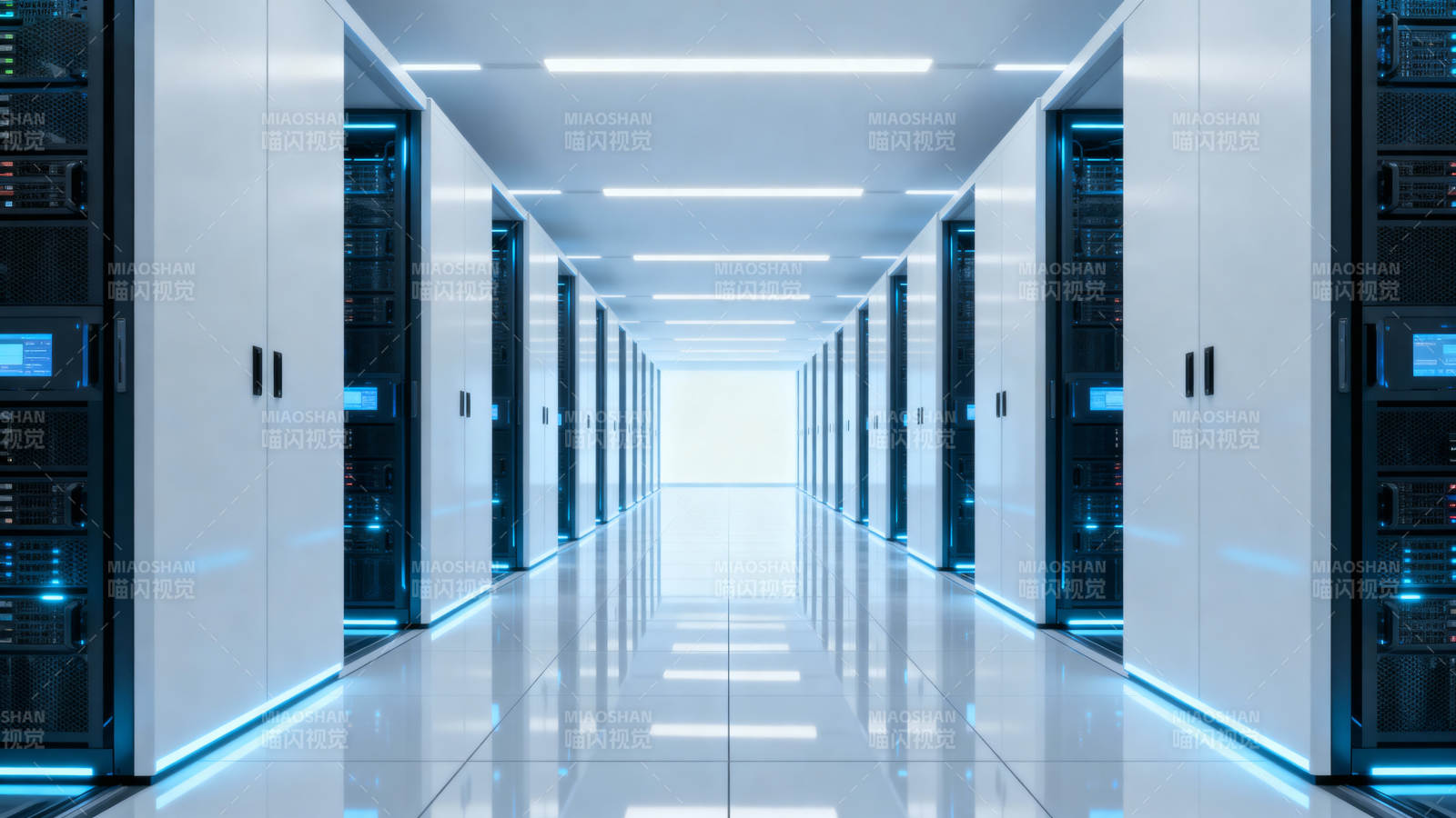 数据中心走廊图片