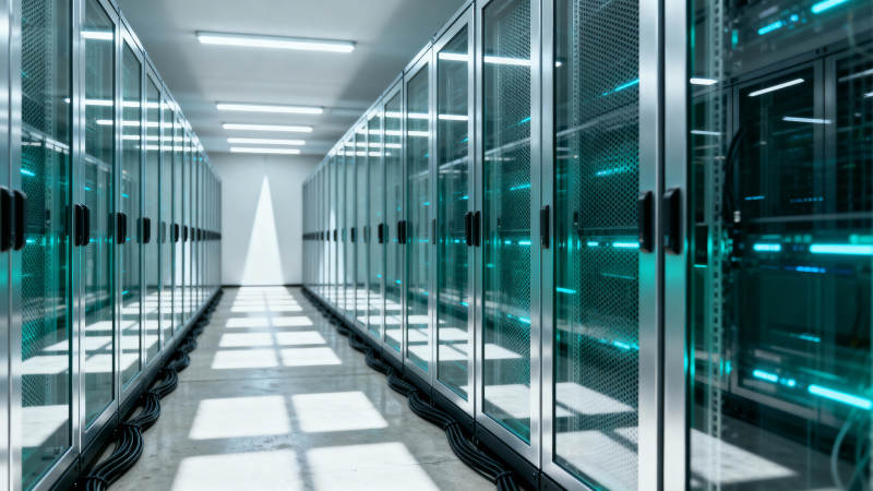 数据中心走廊图片