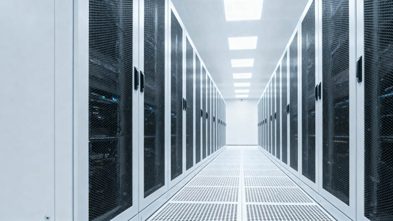 数据中心机房走廊图片