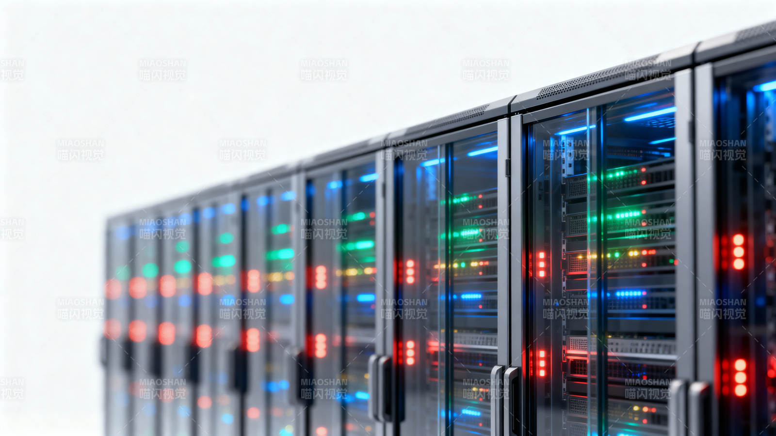 服务器机柜阵列图片