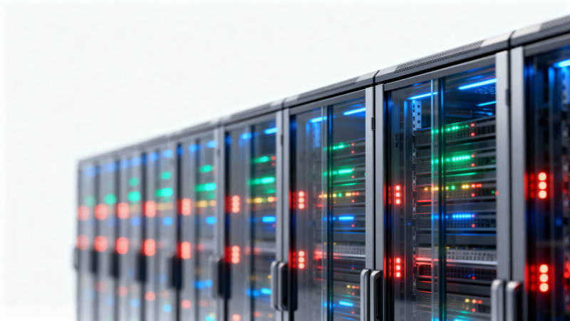 服务器机柜阵列图片