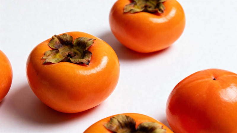 柿子静物图图片