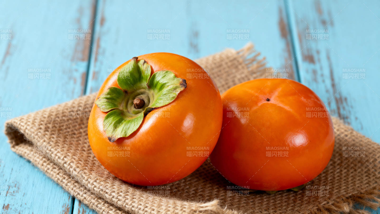 柿子静物图图片