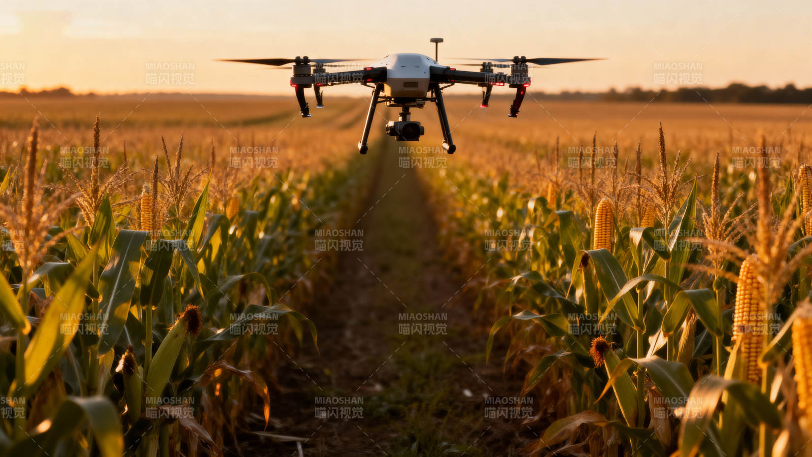 无人机巡田图片