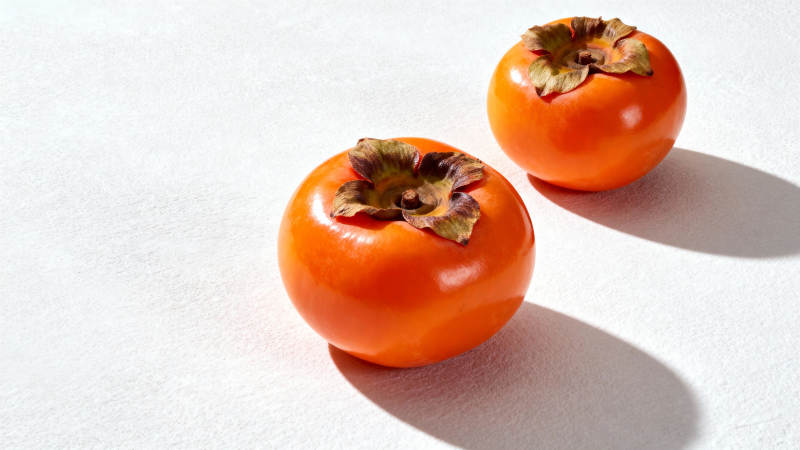 柿子静物图图片