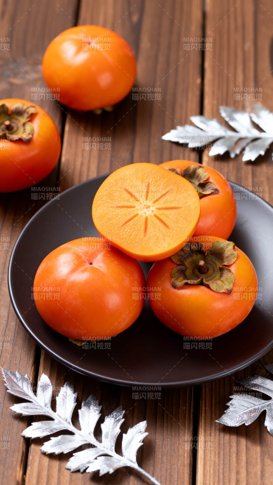 柿子秋意浓图片