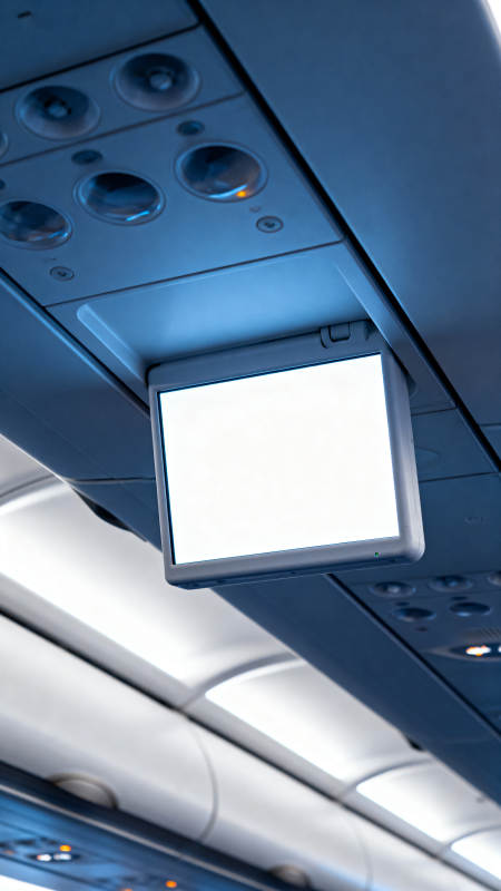 飞机舱内显示屏图片