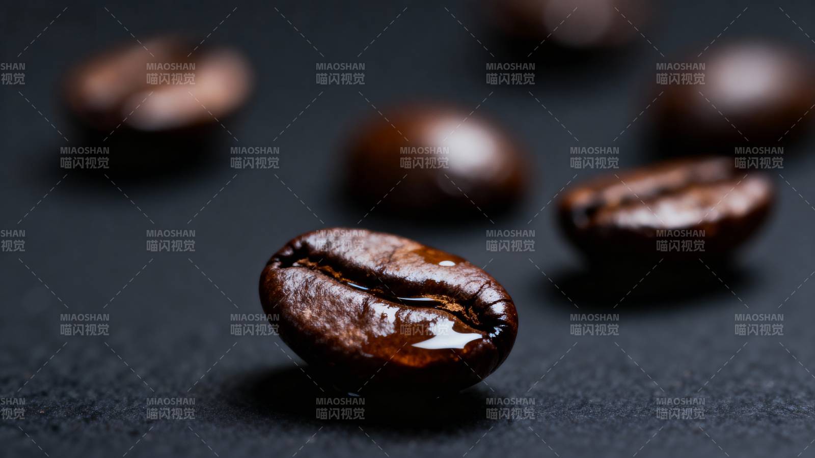 咖啡豆特写图片