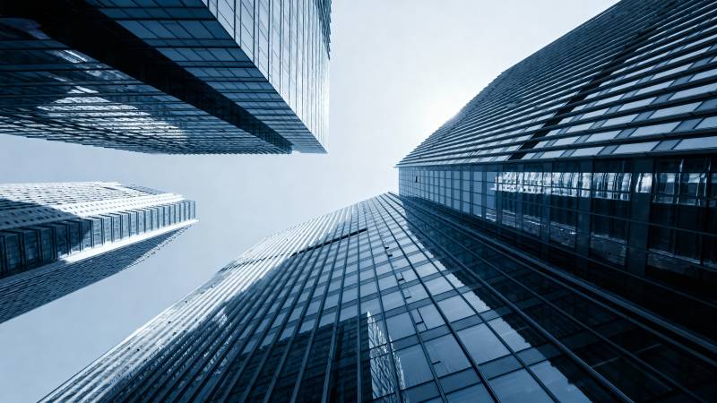 城市天际线图片