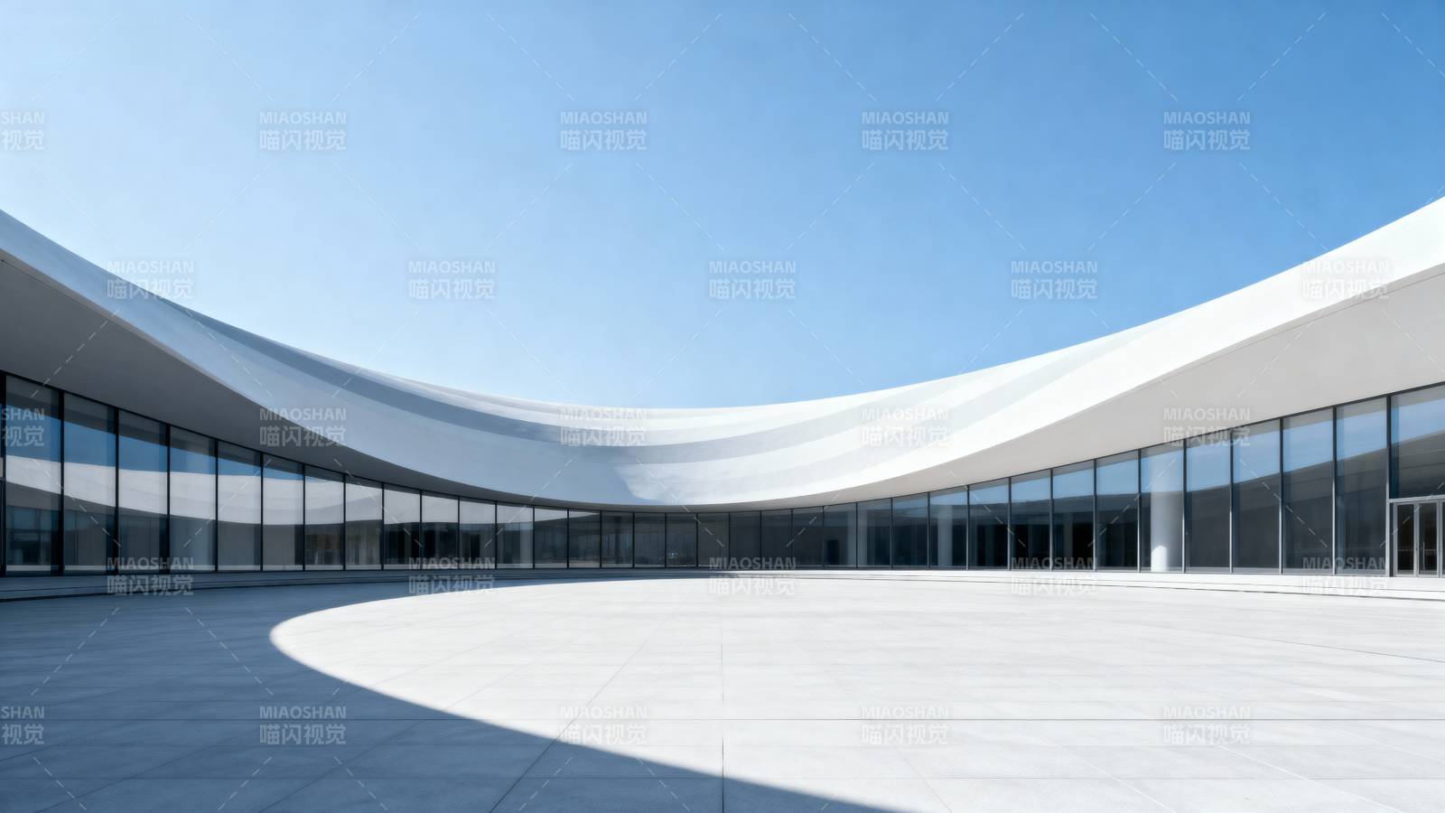 现代建筑曲线之美图片